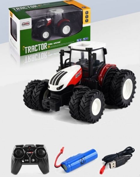 RC Traktor s dvojitými koly RTR 1:24 (RC_302533)