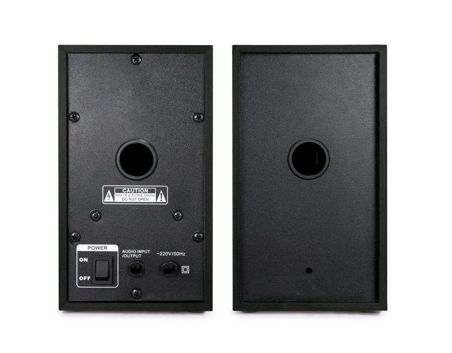Reproduktory C-TECH SPK-310B, 2.0, černé, dřevěné (PC)