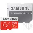 Samsung Micro SDXC EVO Plus 64GB UHS-I U3 + SD adaptér (MB-MC64GA/EU)