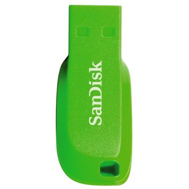 SanDisk Cruzer Blade 16GB, USB 2.0, elektricky zelená (SDCZ50C-016G-B35GE)