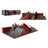Skatepark - ramps, finger bike, finger skateboard