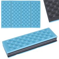 Foldable foam pad for hiking, blue