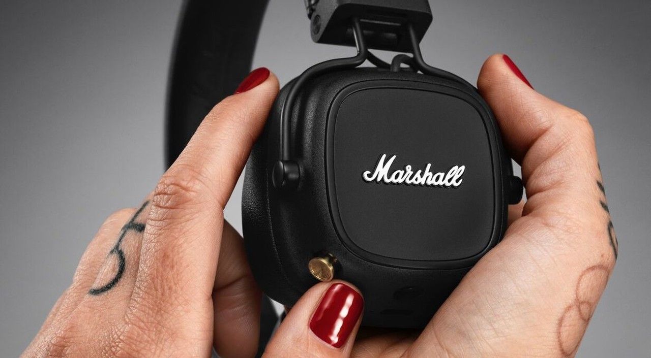 Sluchátka Marshall Major IV Bluetooth černá