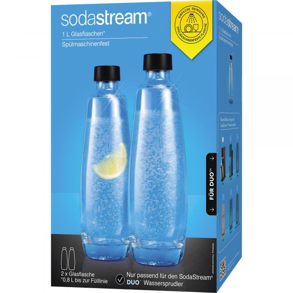 Sodastream skleněná lahev DUO - 2ks, 1l