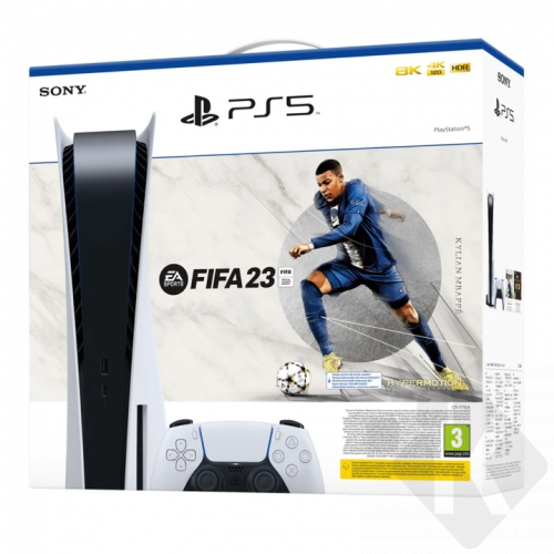 Sony Playstation 5 825GB White + FIFA 23 (PS719438496) (PS5)