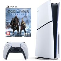 Sony PlayStation 5 (verze slim) + God of War: Ragnarok (PS5)