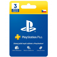 SONY PlayStation Plus Card 90 dní CZ (PS3, PS4, PS5)