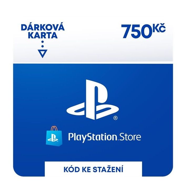 Sony PlayStation Store předplacená karta 750 CZK