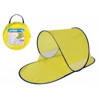 Stan plážový s UV filtrem samorozkládací polyester/kov ovál žlutý