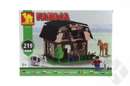 Stavebnice Dromader Farma 28508 219ks v krabici 35x25x5cm