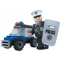 Stavebnice Dromader Policie Auto 23101 33ks