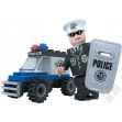 Stavebnice Dromader Policie Auto 23101 33ks