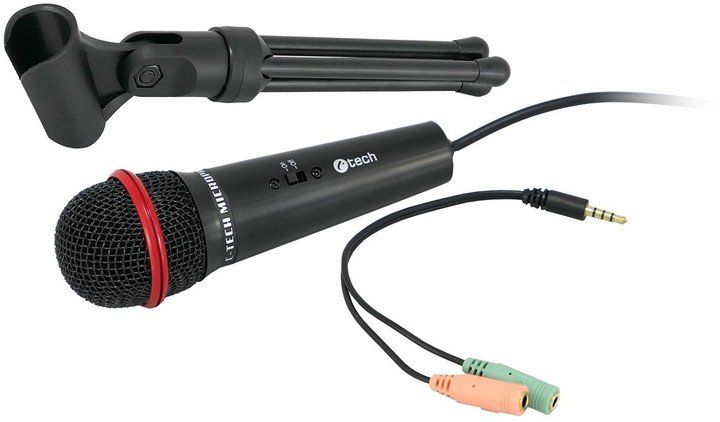Stolní mikrofon C-TECH MIC-01 (PC)