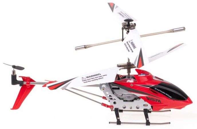 Syma S107H Phantom ultra odolný vrtulník s barometrem červená RTF 1:10