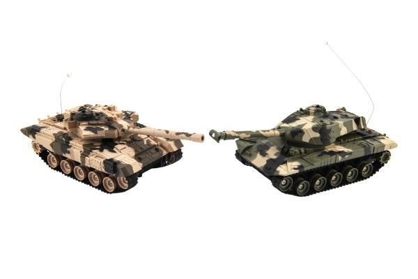RC_HB-DZ03 Soubojové tanky T90 vs. ABRAMS 27MHZ RTR 1:32 maskáč