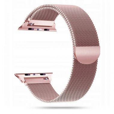 Tech-protect řemínek Milánský tah pro Apple Watch 42/44mm, růžovo zlatá