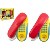Room to room phones 2 pieces yellow/red