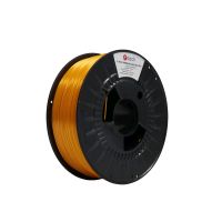 Tisková struna (filament) C-TECH PREMIUM LINE, Silk PLA, žlutooranžová, RAL2000, 1,75mm, 1kg