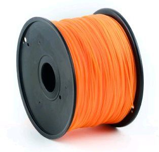 Tisková struna (filament) GEMBIRD, PLA, 1,75mm, 1kg, oranžová