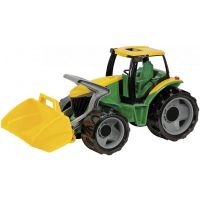 Traktor se lžící plast zeleno-žlutý 65cm od 3 let