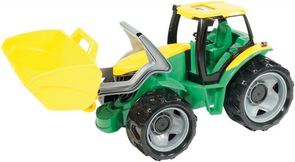 Traktor se lžící plast zeleno-žlutý 65cm od 3 let