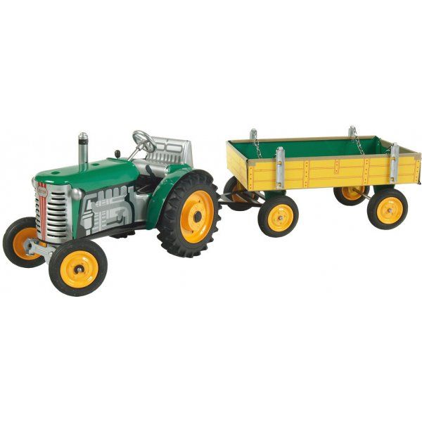 Kovap Traktor ZETOR s valníkem zelený