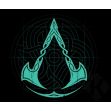Tričko Assassins Creed: Valhalla - Crest Grid Vel. L