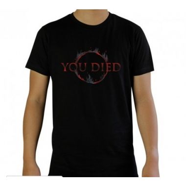 Tričko Dark Souls - You Died, černé, vel. L