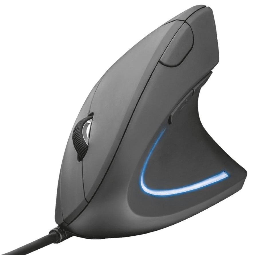 Trust VERTO ergonomická myš, USB, černá (22885)