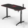ULTRADESK Herní stůl LEVEL RED, 140x66cm, 72-124cm, elektricky nastavitelna výška (UDESK-LVA-RB)