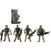 Voják figurka se zbraní plast 10cm mix druhů