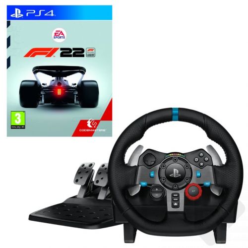Volant Logitech Driving Force G29 (941-000112) + F1 2022 (PS4)