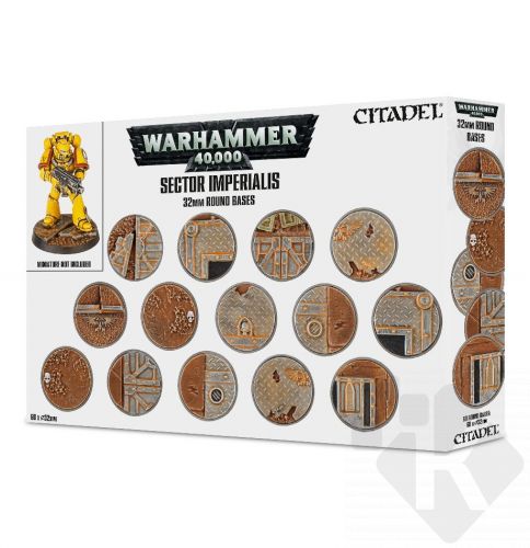 Warhammer 40.000: Sector Imperialis 32mm Round Bases