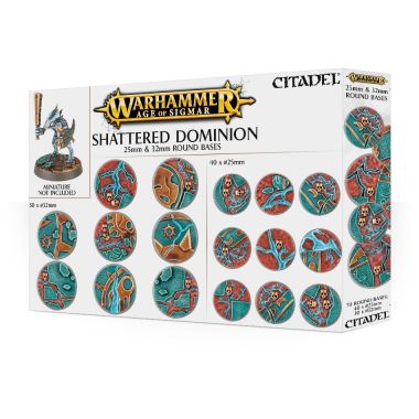 Warhammer Age of Sigmar - Shattered Dominion 25 & 32mm Round Bases