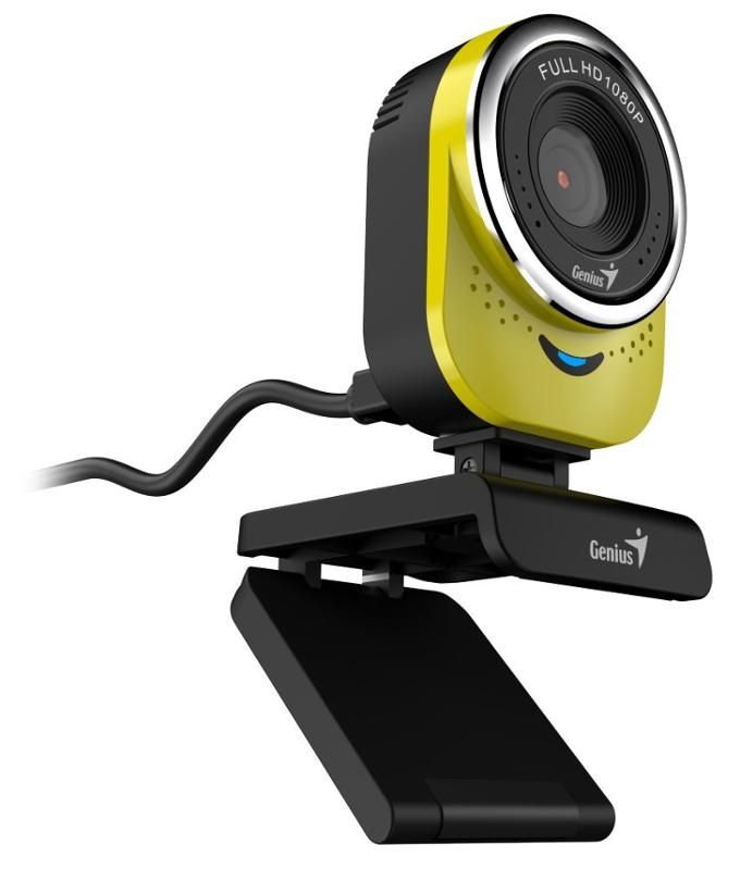 Webkamera Genius QCam 6000, Full HD 1080P, žlutá (32200002403) (PC)