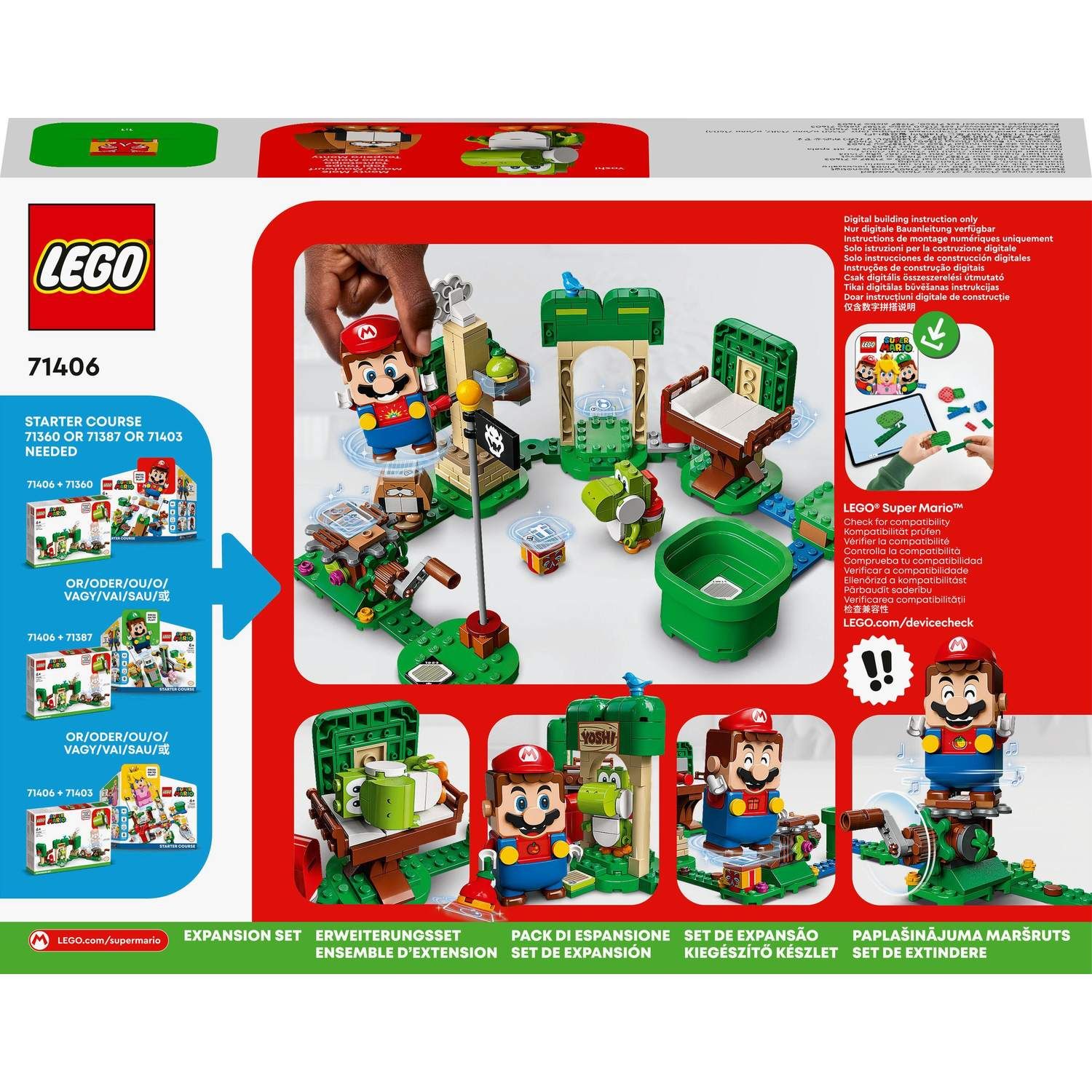 LEGO Super Mario 71406 Yoshiho dům dárků rozšiřující set