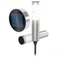 Zahradní solární lampa FDTWLV OUTDOOR SOLAR LAMP 56CM INOX